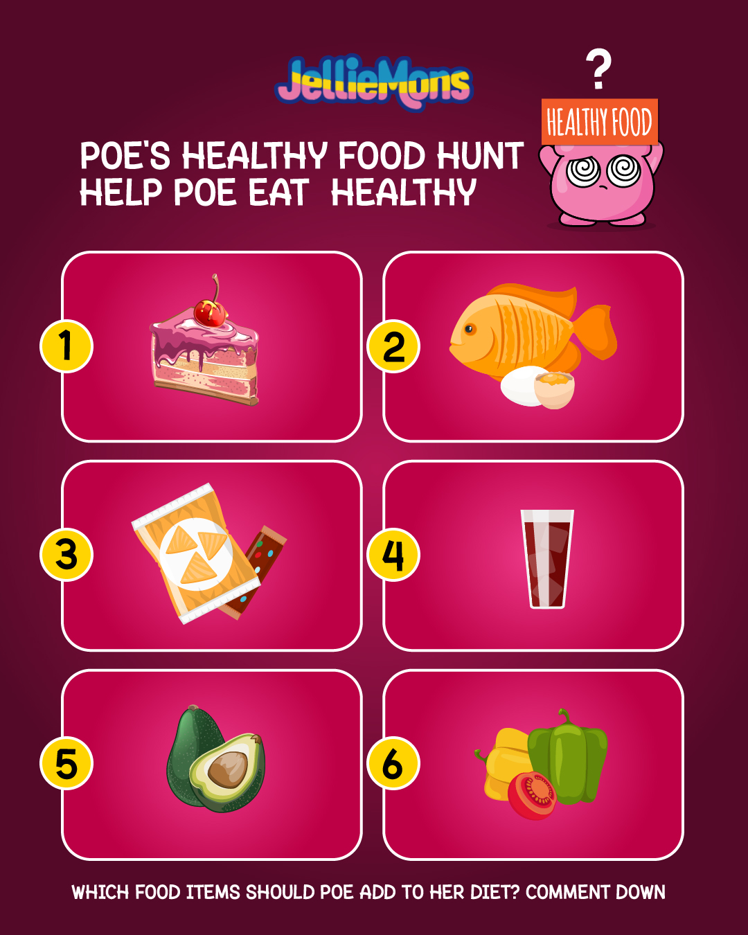 eat healthy quiz (poe)